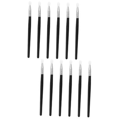 Housoutil 12-Piece Silicone Lip Brushes, Soft Lip Mask and Lipstick Applicators for Home and Salon Use