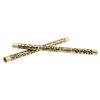 Angoily 3-Piece Double-Ended Eyebrow Pencil Set with Brush, Leopard Shell, Black view 3