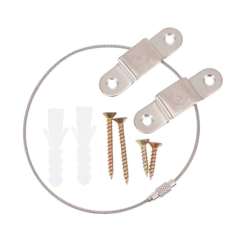 Furniture Anchors, 5-Piece Set for Securing Cabinets and Drawers