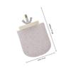 minkissy Bird Stand Platform for Parrots, Natural Wood Claw-Grinding Toy view 2