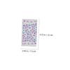 Housoutil Paper Nail Stickers, 10-Piece Set, Fresh Flowers and Butterflies, Self-Adhesive, Random Styles view 2