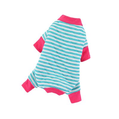 Pet Overall with Striped Pattern