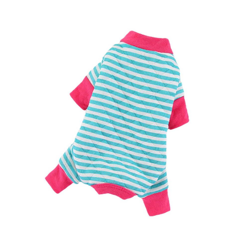 Pet Overall with Striped Pattern