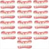 Instant Reusable Fake Teeth, Temporary Upper and Lower Veneers, Cosmetic Dental Appliance, Temporary Dentures, 01, 13 Pieces view 1