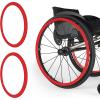 Silicone Wheelchair Handrim Grip Covers, 1 Pair view 1