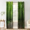 ZDLLDZ Green Forest Nature Blackout Curtains for Kids' Room or Bedroom, Cartoon Window Curtains, 117 x 214 cm (W x H), Set of 2 view 2