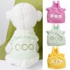 Pet Dress, Floral Print, Ruffles, Spring, Summer, Washable, Mesh Fabric view 3