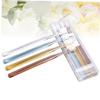 Soft Toothbrushes, 8-Pack, Nylon and Plastic, Crystal Clear view 3