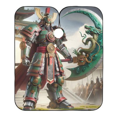Cool Mech Warrior Haircut Cape, Barber Cape for Adults