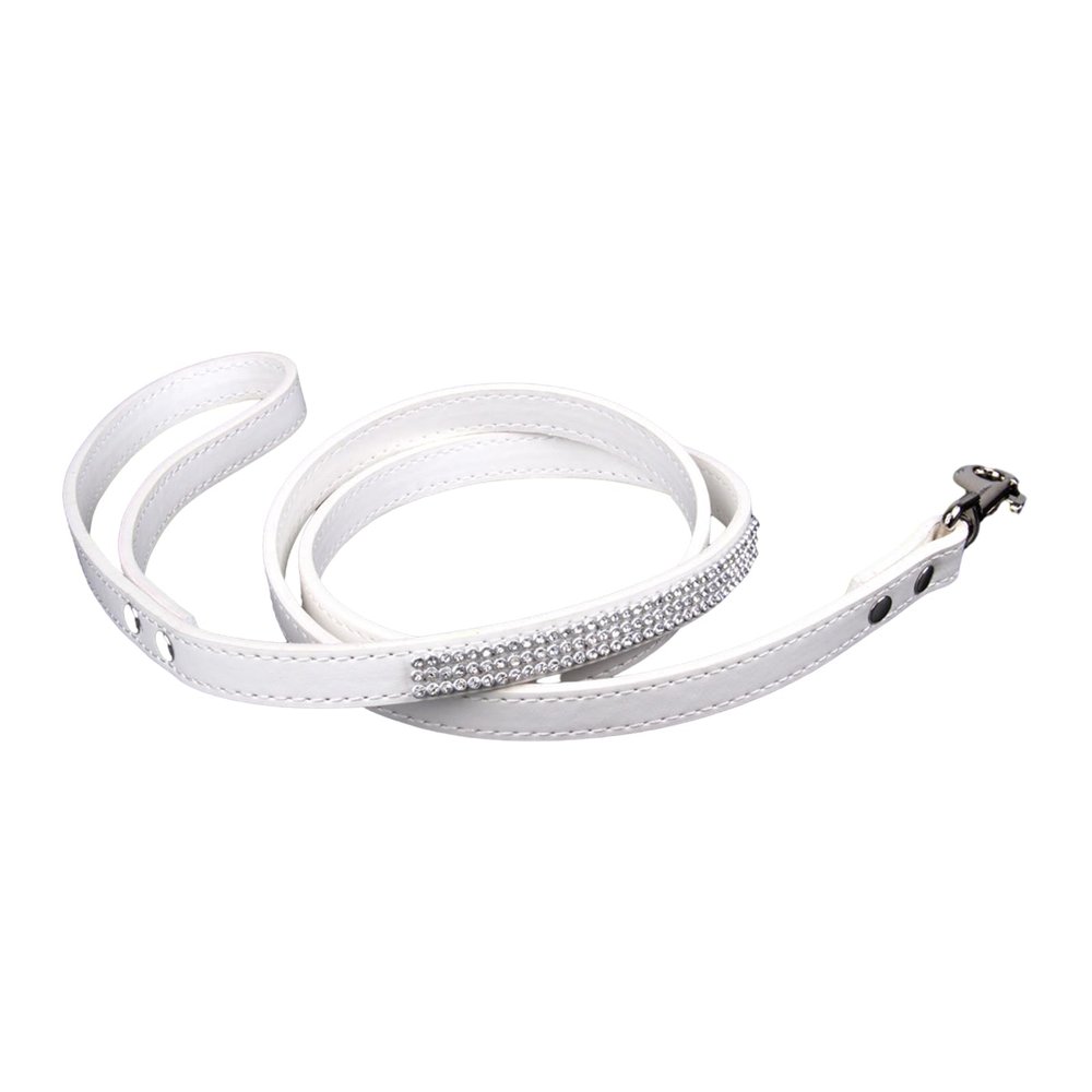 Luojuny Trendy Dog Leash with Rhinestone Design