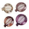 4-Piece Set of Durable Resin Hair Clips, Simple Design view 1