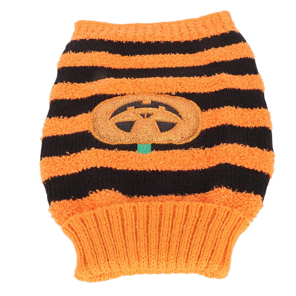 Striped Dog Sweater, Halloween, Warm, Cute, Soft, Stylish for Halloween Party, Size S