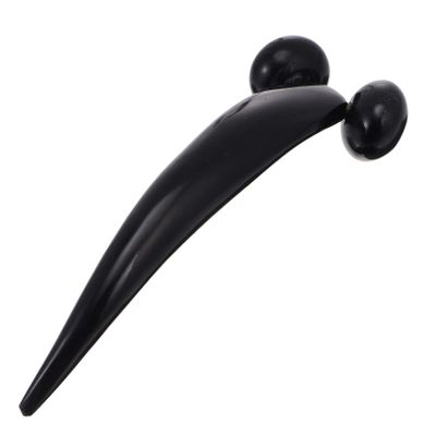 Black Ox Horn Manual Two-Wheel Massage Roller