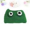 Hand-Knitted Green Cat Hat, Plush Pet Hat, S 22–24 view 4