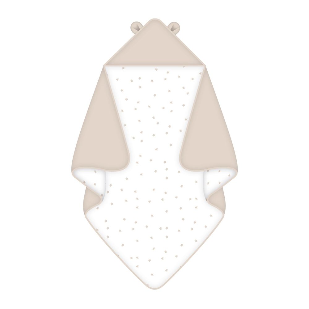 Herding babybest Little Bear Hooded Blanket, 80 x 80 cm, 100% Cotton