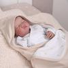 Herding babybest Little Bear Hooded Blanket, 80 x 80 cm, 100% Cotton view 2