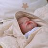Herding babybest Little Bear Hooded Blanket, 80 x 80 cm, 100% Cotton view 4