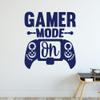 GRAZDesign Gamer Mode On Wall Decal for Kids' Rooms, Boys and Girls, Gamer Room, Funny Sayings, 45 x 40 cm, Light Brown view 1