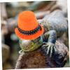 GRIRIW Mini Pet Hat and Bow Tie Set for Reptiles view 3