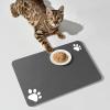 Pet Feeding Mat with Paw Pattern view 3