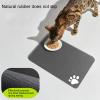 Pet Feeding Mat with Paw Pattern view 4