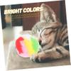 FRCOLOR 4-Piece Interactive Plush Balls for Cats view 4