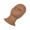 DOITOOL 1-Piece Silicone Practice Head for Eyelash Extensions, Realistic Mannequin for Students and Professionals view 1