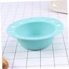 Housoutil 2-Piece Silicone Makeup Brush Cleaning Mat, Mint Green, Multifunctional Washing and Drying Bowl view 3