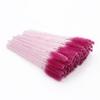 50-Piece Eyelash Brushes, Makeup Tools, Mascara Wands, Eyebrow Tweezers and Removal Tools, False Eyebrow Brushes, Light Pink/Peach view 1