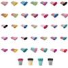 50-Piece Eyelash Brushes, Makeup Tools, Mascara Wands, Eyebrow Tweezers and Removal Tools, False Eyebrow Brushes, Light Pink/Peach view 4