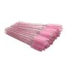50-Piece Multicolor Eyelash Brush Set, Rose-Red Handles view 1