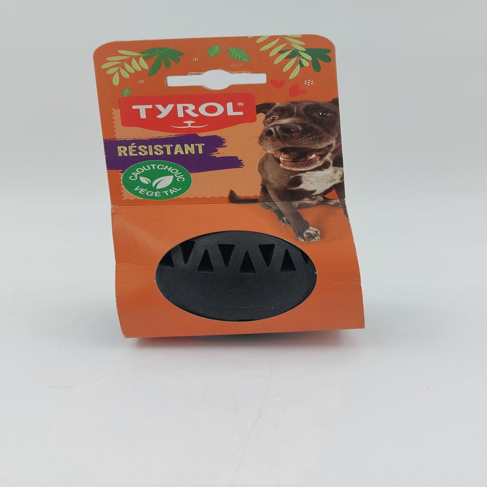 TYROL CRONOS Dog Ball with Treat Compartment, 8 cm