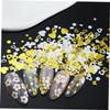 minkissy 9 Boxes Butterfly Nail Sequins, Round Holographic Nail Art Stickers view 2