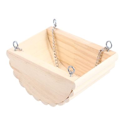 Beavorty Wooden Hanging Nest for Small Pets
