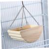 Beavorty Wooden Hanging Nest for Small Pets view 3