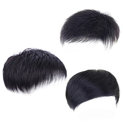 7 x 10 Long, Fluffy Wavy Human Hairpiece for White or Thinning Hair Loss in Women (Hair Size: 18 × 20)