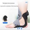 Drop Foot Brace, Plantar Fasciitis Compression Support, Right, Size S view 2