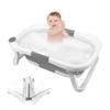 OHMG Foldable Baby Bathtub, Portable PP Plastic Tub with Non-Slip Feet view 1
