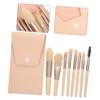 FRCOLOR 5-Piece Professional Makeup Brush Set with Wooden Handles view 3
