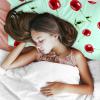 3-Piece Queen Tencel Duvet Cover Set, Breathable, Wrinkle-Resistant, Red Cherry Green view 3