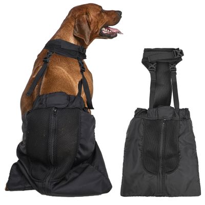 BT Bear Dog Drag Bag for Paralyzed Pets, Dog Wheelchair Alternative for Dogs with Disabled Backs or Hind Legs, Durable Breathable Nylon