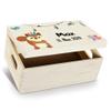 Holzura Personalized Baby Keepsake Box for Girls and Boys view 2