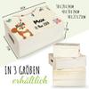 Holzura Personalized Baby Keepsake Box for Girls and Boys view 3