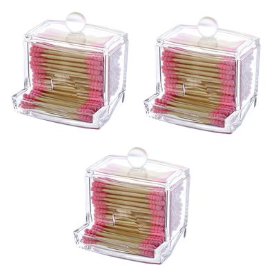 Alipis 3-Piece Acrylic Cosmetic Storage Box Set