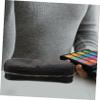 Portable Oxford Cosmetic Brush Case with Zipper, Black view 3