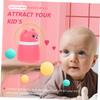 minkissy 4-Piece Portable Bear-Shaped Baby Powder Puff Containers view 3