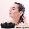 Upgraded Silicone Body Scrubber & Shampoo Brush, Green view 4