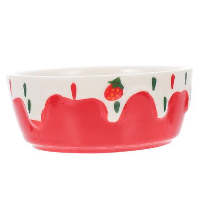 Angoily Ceramic Hamster Food Bowl for Guinea Pigs and Hamsters, Break-Resistant, Easy to Clean