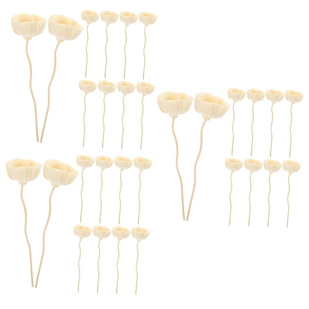 Warmhm 30-Piece Diffuser Sticks with Artificial Flowers