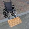 Gruytoie Wooden Threshold Ramp with Non-Slip Surface view 1